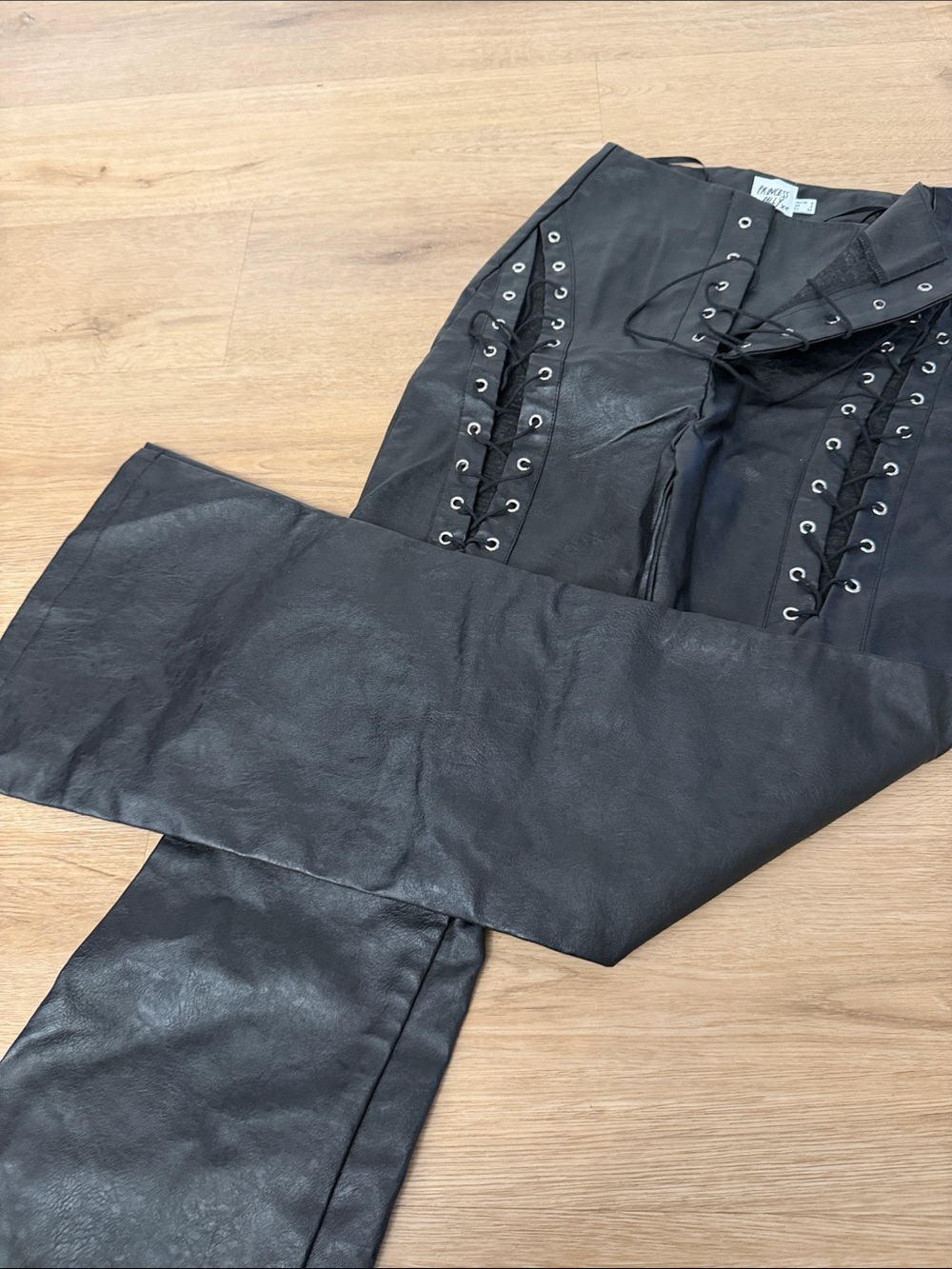 Princess Polly Women's Black Trousers - Picture 5 of 6
